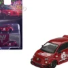 ABARTH 595 #49 "LB-Works x Abas Works" Red Limited Edition 1/64 Diecast Model Car by Mini GT