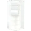 Acrylitower Showcase 24 Car Display Desktop Spinner with Cover White "Mijo Exclusives" for 1/64 Scale Models