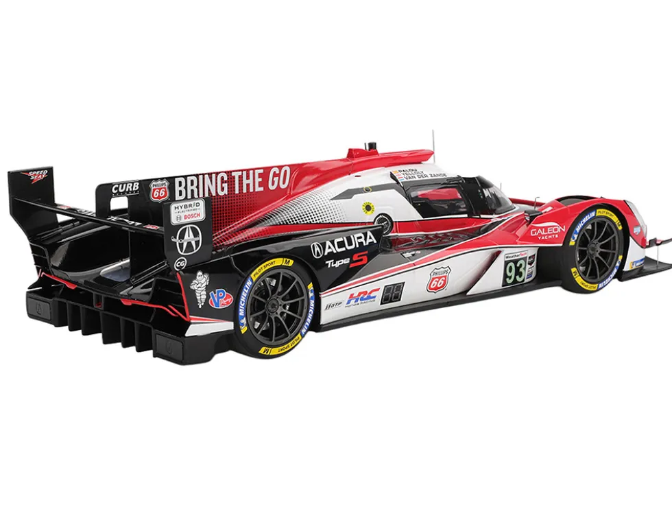 Acura ARX-06 #93 Alex Palou - Renger van der Zande - Nick Yelloly "Acura Meyer Shank Racing" 3rd Place GTP IMSA "12 Hours of Sebring" (2025) 1/18 Model Car by Top Speed