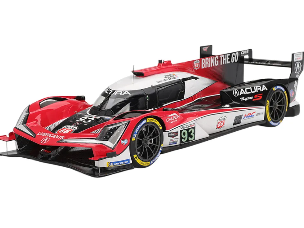 Acura ARX-06 #93 Alex Palou - Renger van der Zande - Nick Yelloly "Acura Meyer Shank Racing" 3rd Place GTP IMSA "12 Hours of Sebring" (2025) 1/18 Model Car by Top Speed