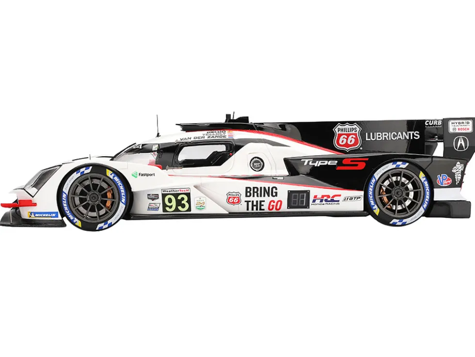 Acura ARX-06 GTP #93 Kakunoshin Ohta - Alex Palou - Renger van der Zande - Nick Yelloly "Acura Meyer Shank Racing with Curb-Agajanian" "24 Hours of Daytona" (2025) 1/18 Model Car by Top Speed