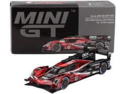Acura ARX-06 GTP #40 Louis Deletraz - Colton Herta - Jordan Taylor "Wayne Taylor Racing with Andretti" Winner IMSA "12 Hours of Sebring" (2024) Limited Edition 1/64 Diecast Model Car by Mini GT