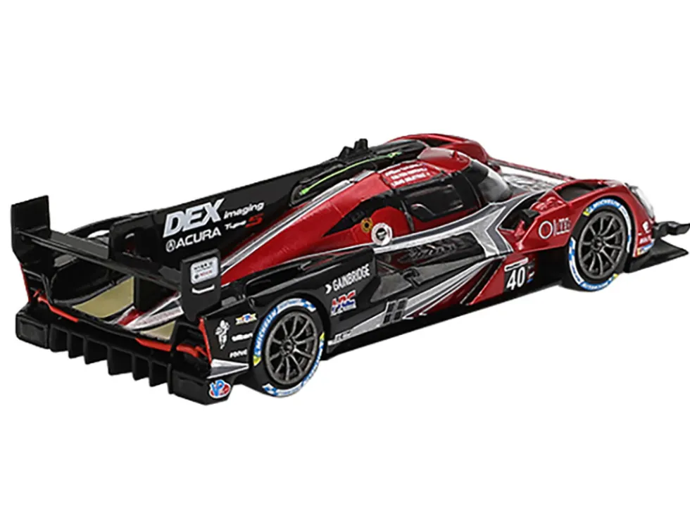 Acura ARX-06 GTP #40 Louis Deletraz - Colton Herta - Jordan Taylor "Wayne Taylor Racing with Andretti" Winner IMSA "12 Hours of Sebring" (2024) Limited Edition 1/64 Diecast Model Car by Mini GT