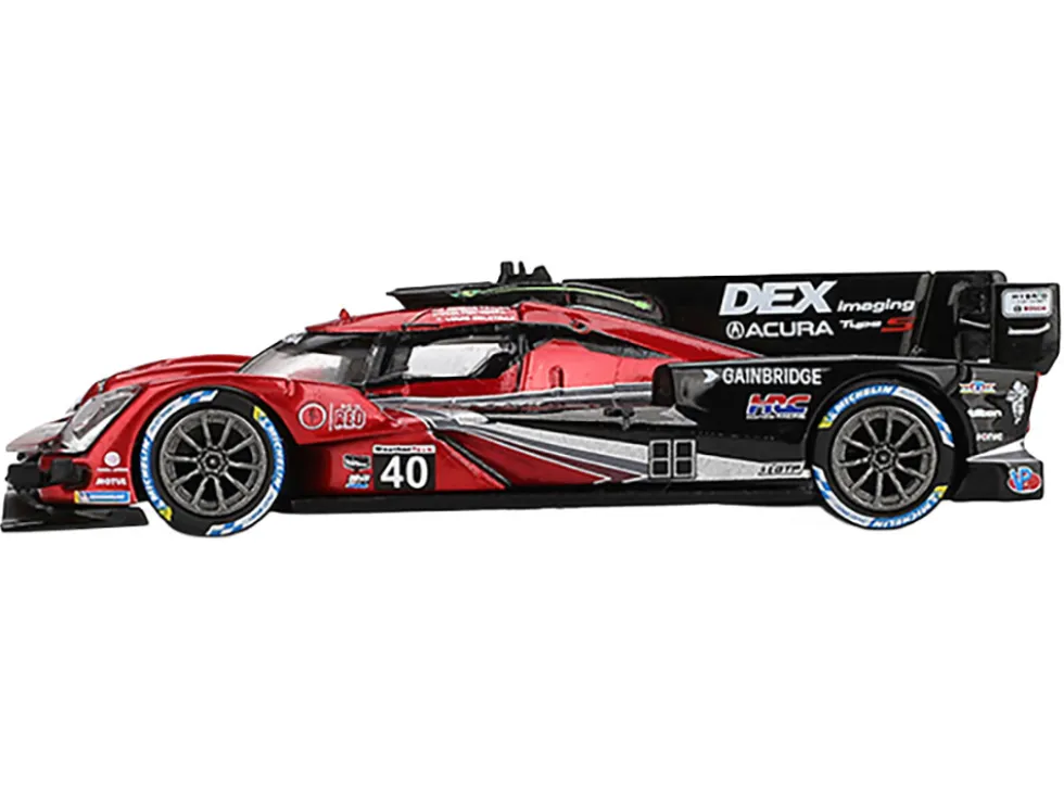 Acura ARX-06 GTP #40 Louis Deletraz - Colton Herta - Jordan Taylor "Wayne Taylor Racing with Andretti" Winner IMSA "12 Hours of Sebring" (2024) Limited Edition 1/64 Diecast Model Car by Mini GT