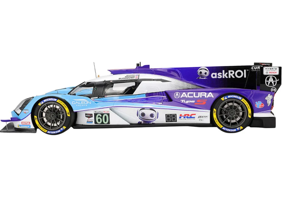 Acura ARX-06 GTP #60 Tom Blomqvist - Colin Braun - Scott Dixon "Acura Meyer Shank Racing with Curb-Agajanian" IMSA "12 Hours of Sebring" (2025) 1/18 Model Car by Top Speed