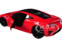 2018 Acura NSX Red Black Top 1/24 Diecast Model Car Maisto 31234