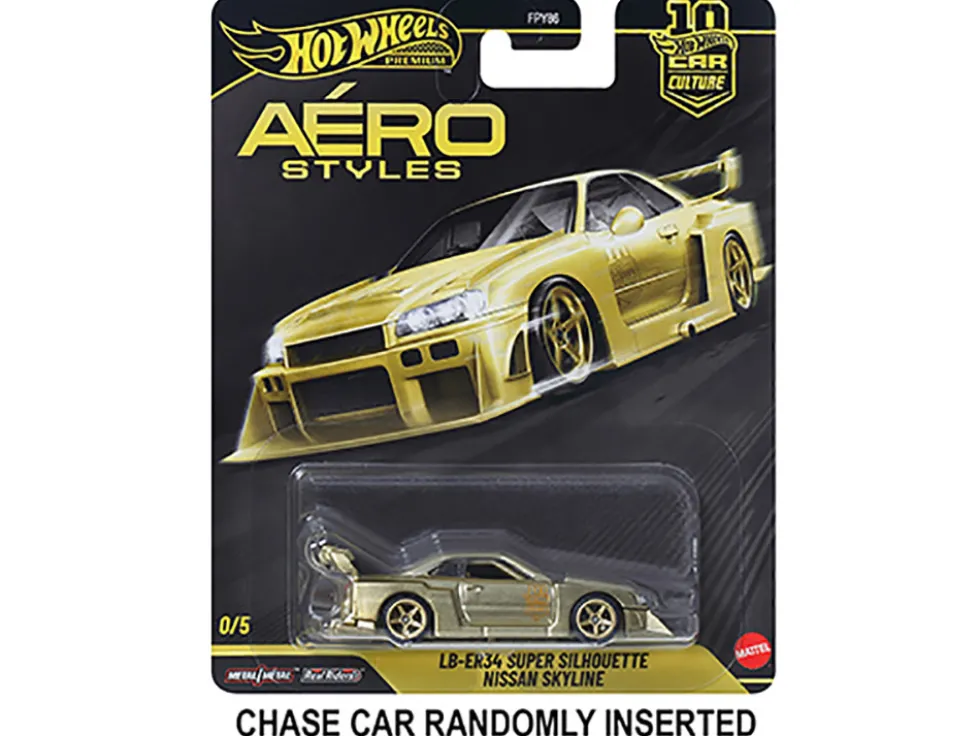 Aero Styles 5 piece Set "Car Culture 10th Anniversary" 2026 Series U Diecast Model Cars by Hot Wheels