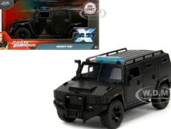Agency SUV Matt Black Fast X 2023 Movie Fast & Furious Series 1/32 Diecast Model Car Jada 34449