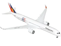 Airbus A350-1000 Commercial Aircraft "Philippine Airlines" (RP-C3510) White with Tail Graphics "Gemini 200" Series 1/200 Diecast Model Airplane by GeminiJets