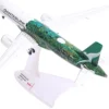 Airbus A220-300 Commercial Aircraft "QantasLink Flying Art Series - Minyma Kutjara Tjukurpa" (VH-X4A) White with Green Graphics 1/200 Diecast Model Airplane by Herpa