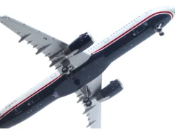 Airbus A321 Commercial Aircraft "American Airlines - US Airways Heritage Jet" (N578UW) White with Blue Tail 1/400 Diecast Model Airplane by GeminiJets
