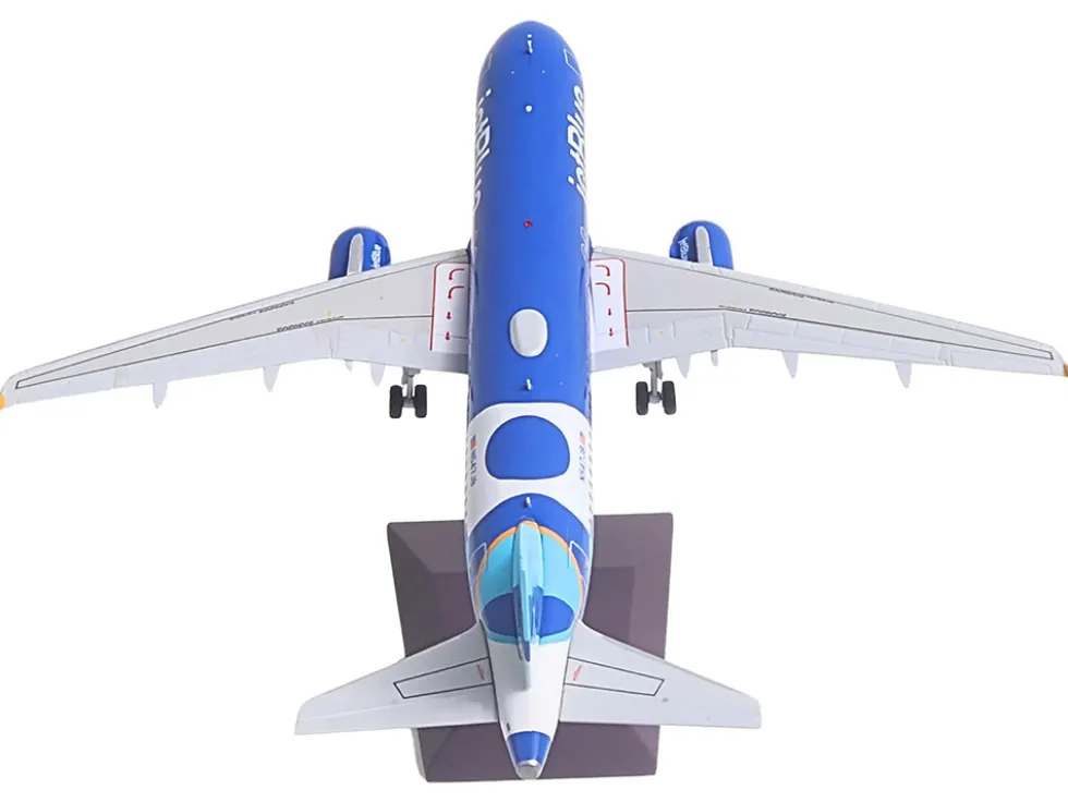 Airbus A320 Commercial Aircraft "JetBlue Airways - Forever Blue" (N547JB) Blue with Graphics "Gemini 200" Series 1/200 Diecast Model Airplane by GeminiJets