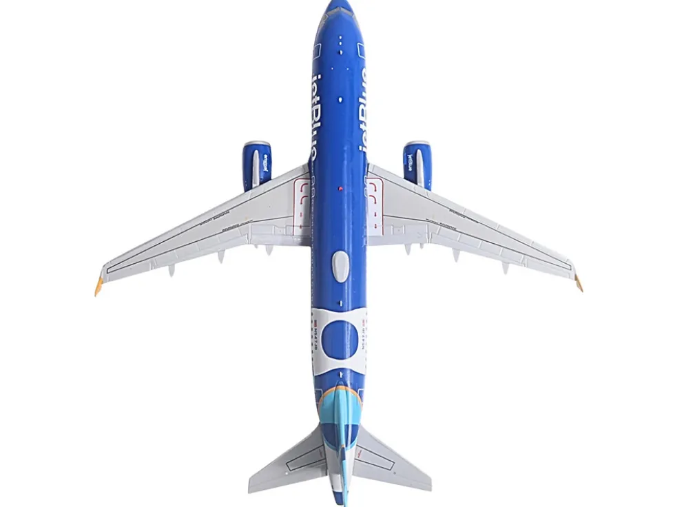 Airbus A320 Commercial Aircraft "JetBlue Airways - Forever Blue" (N547JB) Blue with Graphics "Gemini 200" Series 1/200 Diecast Model Airplane by GeminiJets