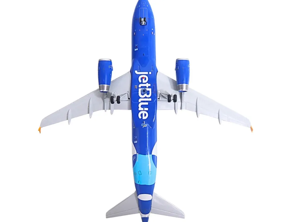 Airbus A320 Commercial Aircraft "JetBlue Airways - Forever Blue" (N547JB) Blue with Graphics "Gemini 200" Series 1/200 Diecast Model Airplane by GeminiJets