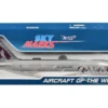 Airbus A380 Commercial Aircraft "Qatar Airways" (A7-APA) Gray with Tail Graphics (Snap-Fit) 1/200 Plastic Model by Skymarks