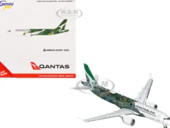 Airbus A220-300 Commercial Aircraft "QantasLink - Minyma Kutjara Tjukurpa" (VH-X4A) White with Graphics 1/400 Diecast Model Airplane by GeminiJets