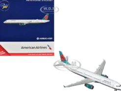 Airbus A321 Commercial Aircraft "American Airlines - America West Heritage Jet" (N580UW) White with Tail Graphics 1/400 Diecast Model Airplane by GeminiJets