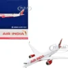 Airbus A350-900 Commercial Aircraft "Air India" (VT-JRH) White with Tail Graphics 1/400 Diecast Model Airplane by GeminiJets