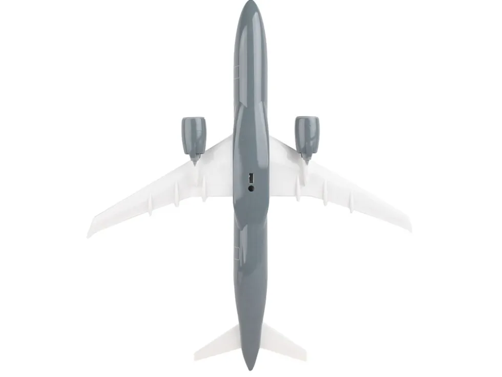 Airbus A220-300 Commercial Aircraft "Trans-Canada Air Lines - Air Canada" (C-GNBN) Gray with Red Stripes (Snap-Fit) 1/100 Plastic Model by Skymarks