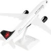 Airbus A220-300 Commercial Aircraft "Air Canada" (C-GROV) White with Black Tail (Snap-Fit) 1/100 Plastic Model by Skymarks