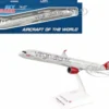 Airbus A350-1000 Commercial Aircraft "Virgin Atlantic Airways" (G-VXWB) Gray with Red Tail (Snap-Fit) 1/200 Plastic Model by Skymarks