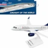 Airbus A220-100 Commercial Aircraft "Delta Air Lines" (N101DU) White with Red and Blue Tail (Snap-Fit) 1/100 Plastic Model by Skymarks