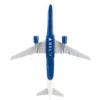 Airbus A321 Commercial Aircraft "Delta Air Lines - Thank You" (N391DN) White with Red and Blue Tail (Snap-Fit) 1/150 Plastic Model by Skymarks