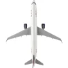Airbus A321 Commercial Aircraft "Delta Air Lines" (N301DN) White with Red and Blue Tail (Snap-Fit) 1/150 Plastic Model by Skymarks