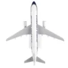 Airbus A320 Commercial Aircraft with Landing Gear Avianca Colombia N284AV White and Gray with Blue Stripes Snap Fit 1/150 Plastic Model Skymarks SKR1033