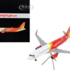 Airbus A320 Commercial Aircraft VietJet Air White and Red Gemini 200 Series 1/200 Diecast Model Airplane GeminiJets G2VJC711