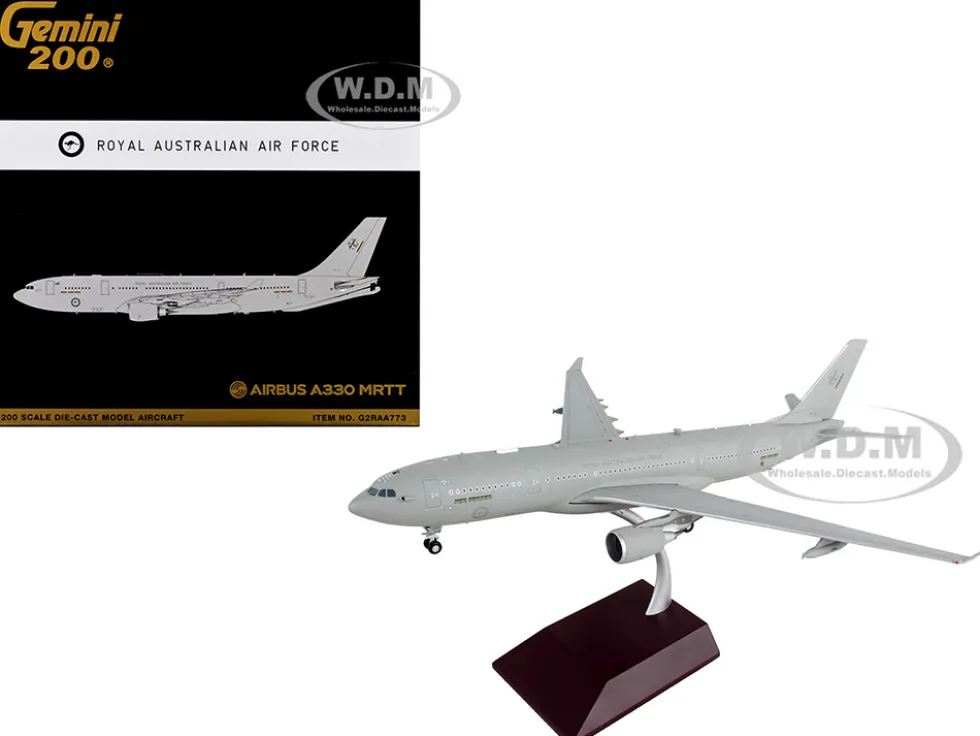 Airbus A330 MRTT Tanker Aircraft Royal Australian Air Force Gray Gemini 200 Series 1/200 Diecast Model Airplane GeminiJets G2RAA773