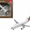 Airbus A300-600R Commercial Aircraft "Emirates Airlines" (A6-EKC) White with Striped Tail 1/400 Diecast Model Airplane by GeminiJets