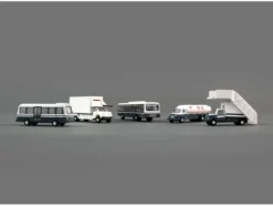 Airport Service Vehicles Set of 5 pieces Gemini 200 Series Diecast Models GeminiJets G2APS450