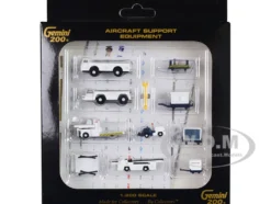 Airport Support Equipment Set of 10 pieces Gemini 200 Series Diecast Models GeminiJets G2APS451