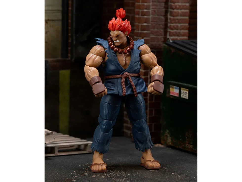Akuma 6" Moveable Figure with Accessories and Alternate Head and Hands "Ultra Street Fighter II: The Final Challengers" (2017) Video Game Model by Jada