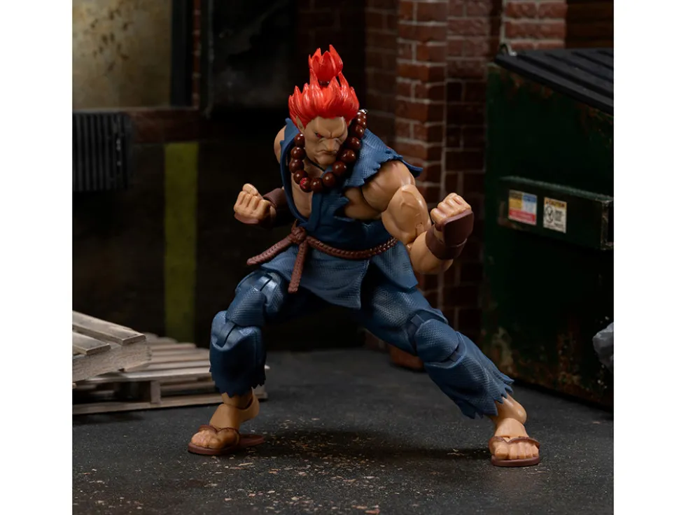 Akuma 6" Moveable Figure with Accessories and Alternate Head and Hands "Ultra Street Fighter II: The Final Challengers" (2017) Video Game Model by Jada