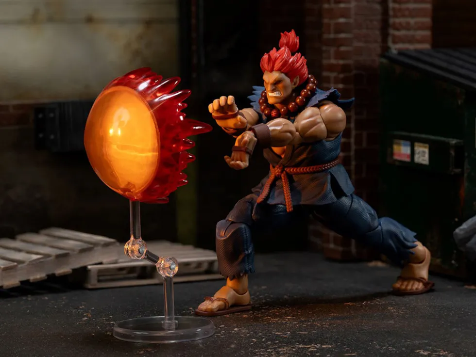 Akuma 6" Moveable Figure with Accessories and Alternate Head and Hands "Ultra Street Fighter II: The Final Challengers" (2017) Video Game Model by Jada