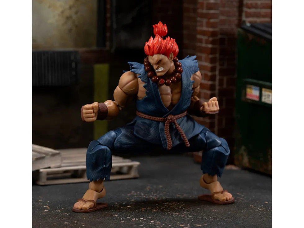 Akuma 6" Moveable Figure with Accessories and Alternate Head and Hands "Ultra Street Fighter II: The Final Challengers" (2017) Video Game Model by Jada