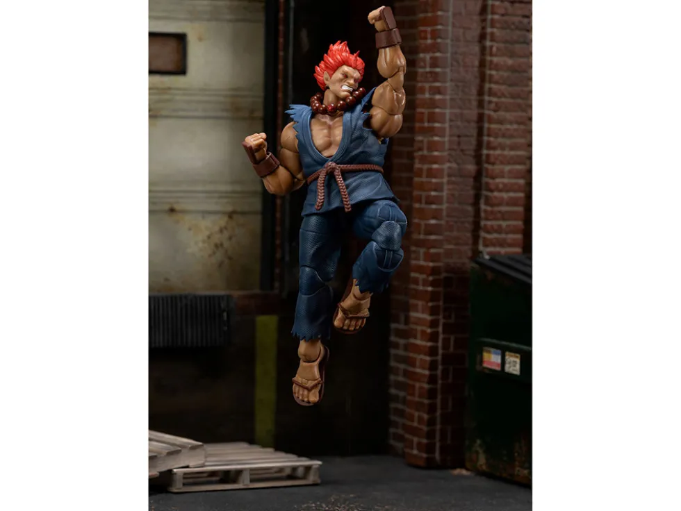 Akuma 6" Moveable Figure with Accessories and Alternate Head and Hands "Ultra Street Fighter II: The Final Challengers" (2017) Video Game Model by Jada