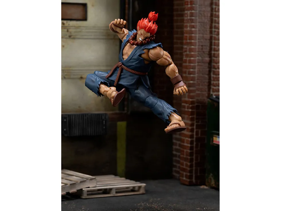 Akuma 6" Moveable Figure with Accessories and Alternate Head and Hands "Ultra Street Fighter II: The Final Challengers" (2017) Video Game Model by Jada
