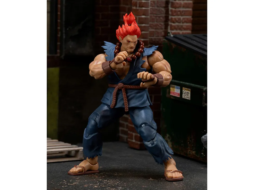 Akuma 6" Moveable Figure with Accessories and Alternate Head and Hands "Ultra Street Fighter II: The Final Challengers" (2017) Video Game Model by Jada