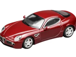 2008 Alfa Romeo 8C Competizione Competition Red Metallic 1/64 Diecast Model Car by MotorHelix