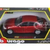 2016 Alfa Romeo Giulia Burgundy 1/24 Diecast Model Car Bburago 21080