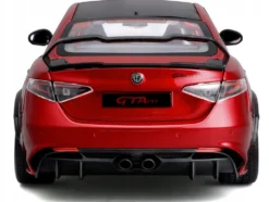 Alfa Romeo Giulia GTAm Red Metallic with Carbon Top 1/18 Diecast Model Car by Bburago