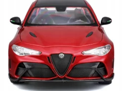 Alfa Romeo Giulia GTAm Red Metallic with Carbon Top 1/18 Diecast Model Car by Bburago