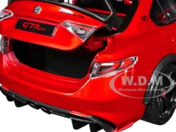 Alfa Romeo Giulia GTAm Red Metallic with Carbon Top 1/18 Diecast Model Car by Bburago