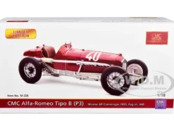 Alfa Romeo Tipo B P3 #40 Luigi Fagioli Winner Comminges GP 1933 Limited Edition to 1000 pieces Worldwide 1/18 Diecast Model Car CMC M-228