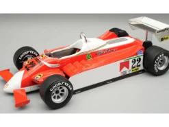 Alfa Romeo 179 #22 Vittorio Brambilla Formula One F1 "Dutch GP" (1980) "Mythos Series" with Display Case Limited Edition to 40 pieces Worldwide 1/18 Model Car by Tecnomodel
