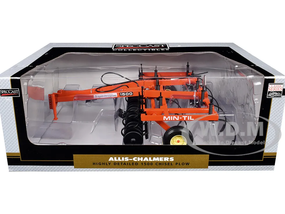 Allis-Chalmers 1500 Chisel Plow Orange "Classic Series" 1/16 Diecast Model by SpecCast