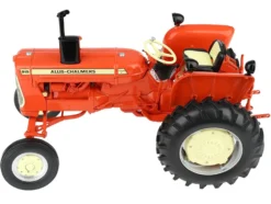 Allis-Chalmers D-15 Wide Front Tractor with Rear Spin Out Wheels Orange with Cream Stripes 